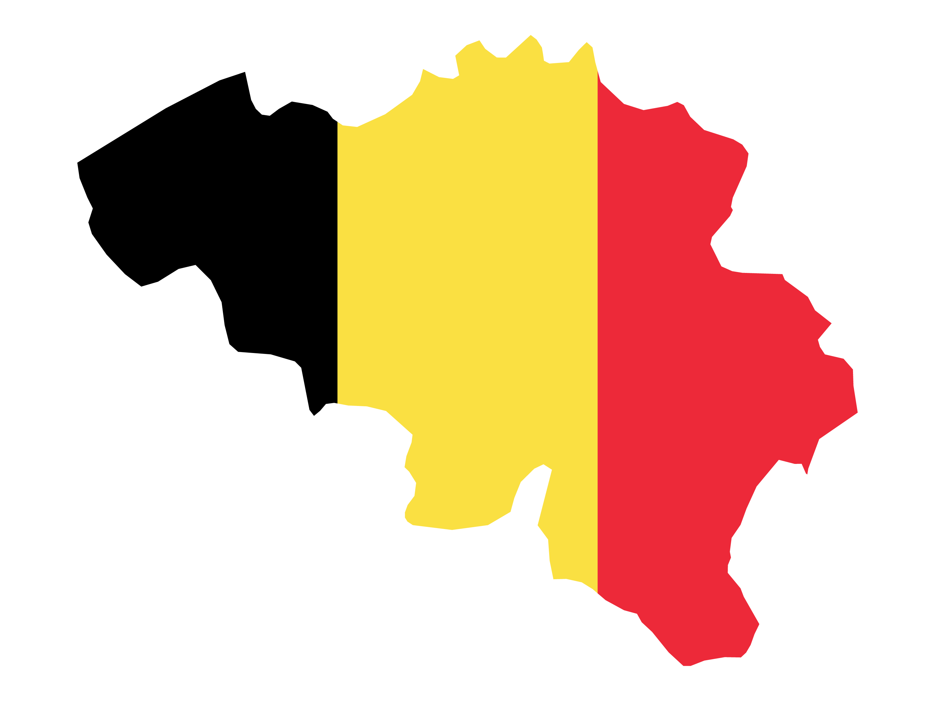 Mappa Belgio