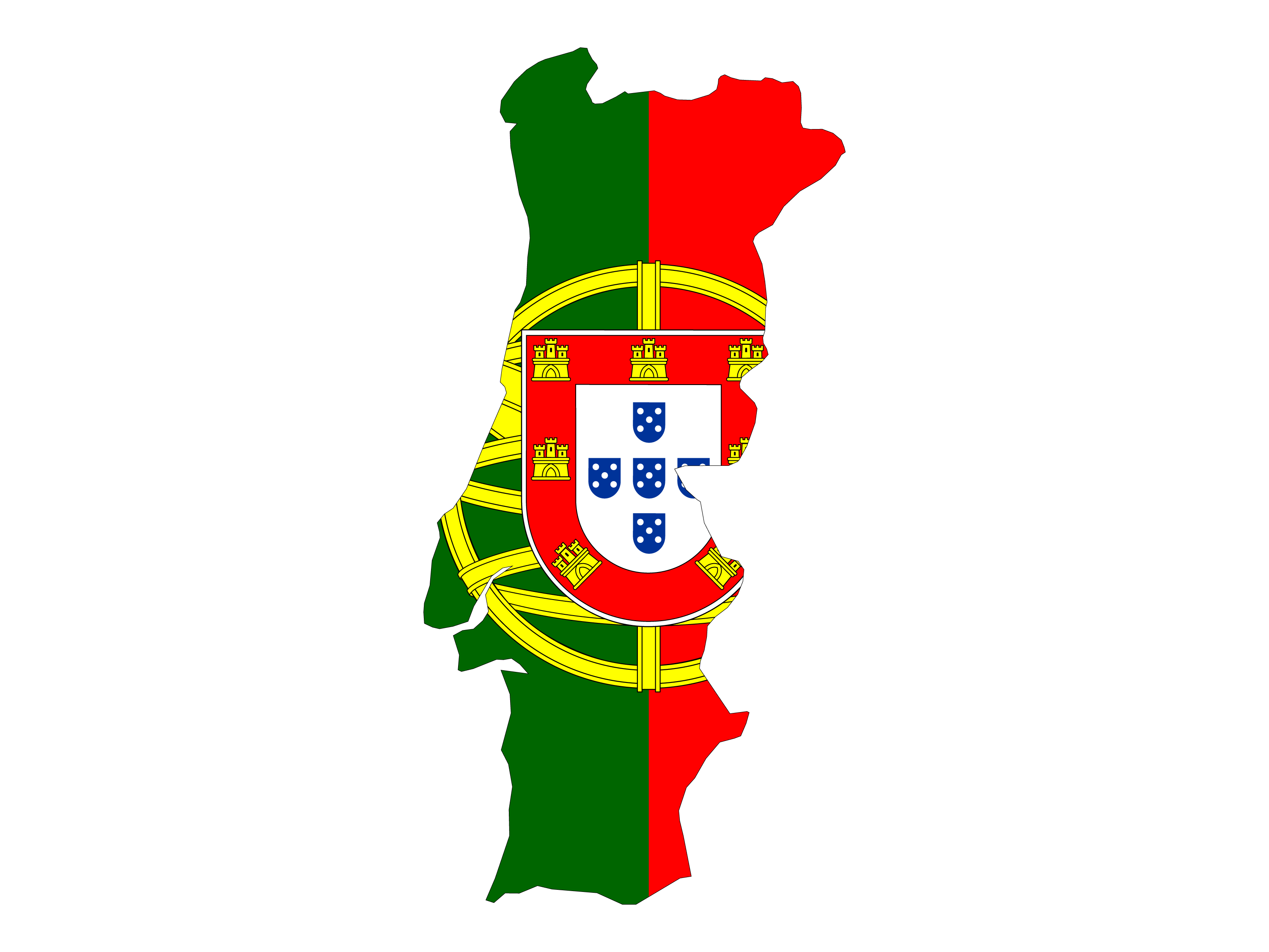 Mappa Portogallo
