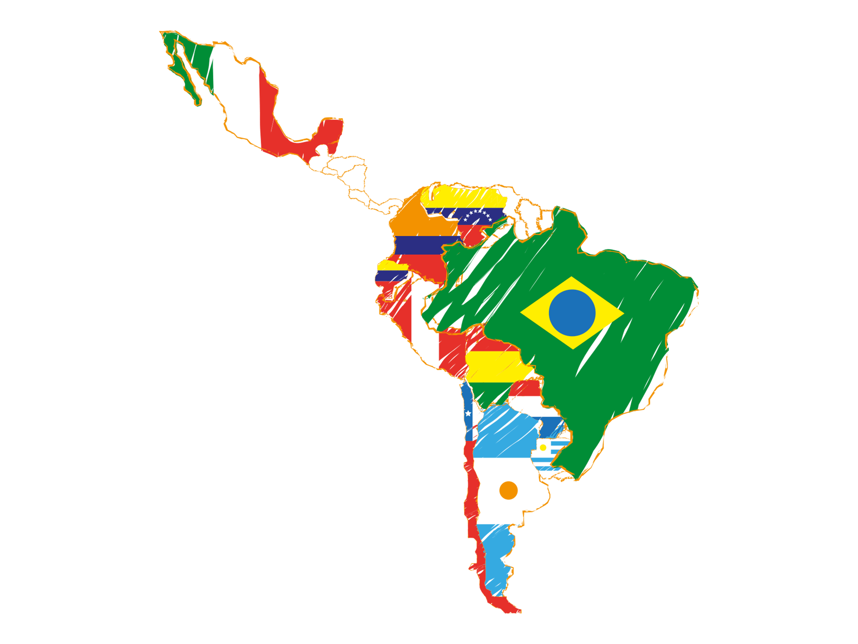 Mappa America Latina